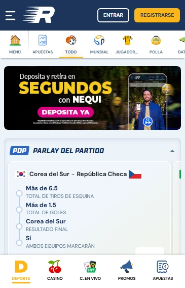 RushBet Casino Mobile screenshot